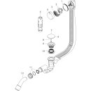 AXOR 58316000 Ab-u.&Uuml;berlaufgarnitur Flexaplus S