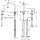 HANSGROHE 73818670 2-Loch SPTM 200 Metris Select M71