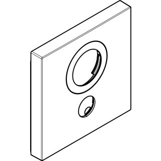 HANSGROHE 92842400 Rosette für vertauschte Anschlüsse