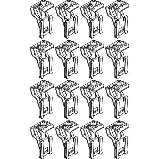 HANSGROHE 92960000 Klammern (16 Stück) für Spülen