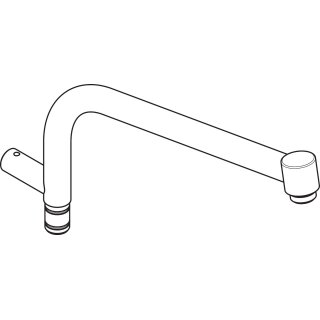 HANSGROHE 93072000 Brausearm Crometta Showerpipe chrom