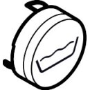 HANSGROHE 93577670 Druckknopf Symbol Wanne mattschwarz