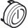 HANSGROHE 93579670 Druckknopf Symbol ON/OFF mattschwarz