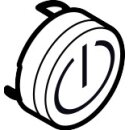 HANSGROHE 93579700 Druckknopf Symbol ON/OFF mattweiss