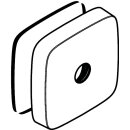 HANSGROHE 95374000 Rosette