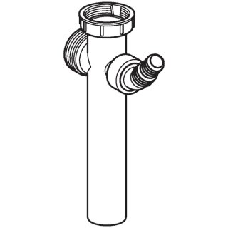 Geberit 242105111  T-Anschluss mit Winkelschlauchtülle