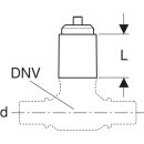 Geberit 610060001  Verl&auml;ngerungsset zu Kugelhahn