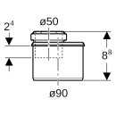Geberit 390474141  Silent-PP Reduktion exzentrisch kurz