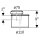 Geberit 39057676141 R&eacute;duction Silent-PP excentrique court court