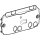 Geberit 243089001  Schutzplatte f&uuml;r Omega UP-SPK 12 cm