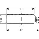 Geberit 390408141 Haltekralle d90