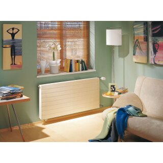 KERMI HHN2204260021CK Heizwand HHN Typ22 BH420x122x6000 QN8844,weiß,6bar,o.Abd.,AB 12,LH400