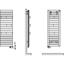 KERMI TBE10180050WDXK Tabeo-E BH1757x101x500mm max.P800, glanzsilber, WKS re. wei&szlig;