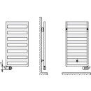 KERMI CTE10180075WJXK Casteo-E BH1806x30x750mm max.P1200, glanzslb, FKS re. wei&szlig;,Schuko