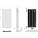 Kermi PSS21150060WXXK  Rubeo BH 1525x66x570mm