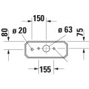 Duravit 087222210005 R&eacute;servoir de chasse 1930, avec df-ig chrom&eacute;