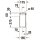 DURAVIT 08722100051 Sp&uuml;lkasten 1930, mit DF-IG chrom