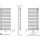 KERMI DVN1A100045WWXK Diveo BH 940x46x450mm QN413,glanzsilber,rechts, Mittenanschl.