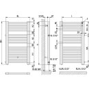 KERMI E001D15009023XK Basic-D BH1448x35x899mm QN1179, wei&szlig;, Anschl. li, NAB900