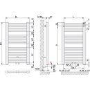 KERMI E001M120050WXXK Basic-50 BH1172x35x524mm QN586, glanzsilber