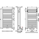 Kermi GCN1M180060WXXK  Geneo circle BH1798x40x580mm