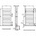 KERMI CTN1D1800502RXK Casteo-D BH1806x30x500mm QN750, wei&szlig;, rechts, Nabenabst. 500