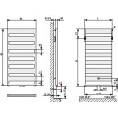 Kermi CTN1M150050WXXK  Casteo BH1533x30x500mm