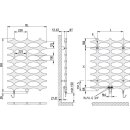 Kermi IDV11120050WSXK  Ideos-V E-Zus,WRX re 1151x508x37mm