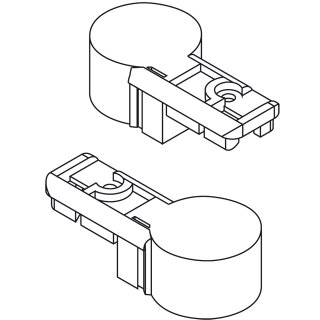 Kermi 2533875 EBIN005 Set Lager Mont. o. Zugst.