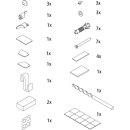 Kermi 2533282 ZBDI014 Set Montagekleinteile