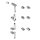 Kermi 2533865 EBV2001 Set darticulations