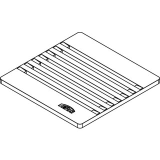 Kermi BZD52000000UK Ablaufabdeckung D52 Linien