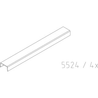 Kermi 2535890 EBNI021 Set Abdeckung Verstellung