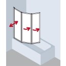 Kermi V2FW30371422K Faltwand Vario 2000 FW3 0370x