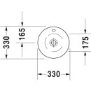 DURAVIT 04083300001 Aufsatzbecken Starck 1 330 mm mit &Uuml;L,