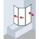 Kermi V2FW3037141PK Faltwand Vario 2000 FW3 0370x