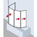 Kermi V2FW3037141PK Faltwand Vario 2000 FW3 0370x