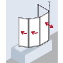 Kermi V2FW3037141PK Faltwand Vario 2000 FW3 0370x
