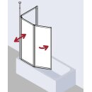 Kermi V2FW2060141YK Faltwand Vario 2000 FW2 0600x
