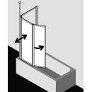 Kermi V2FW2060141YK Faltwand Vario 2000 FW2 0600x