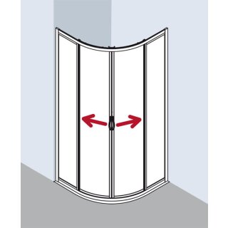 Kermi N2R48V321811K Viertelkreis Nova 2000 R48 V32 x