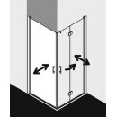 Kermi LI1EL075201PK Eck-Halbteil links Liga 1EL 0750x