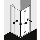 Kermi DI2CL07018VAK Eck-Halbteil links Diga 2CL 0700x