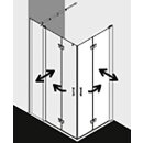 Kermi DI2CL07018VAK Eck-Halbteil links Diga 2CL 0700x