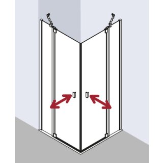 Kermi RAEPR075181PK Eck-Halbteil rechts Raya EPR 0750x