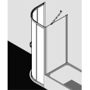 Kermi I2R48080182PK Viertelkreis Ibiza 2000 R48 0800x