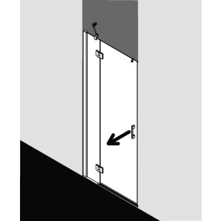 Kermi LISFR08020VPK Schwingtür Liga SFR 0800x