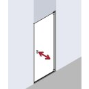 Kermi RA1WL07818VPK Pendelt&uuml;r Raya 1WL 0780x