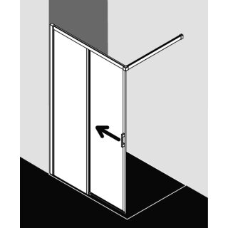 Kermi LIJ2L11020VAK Gleittür LIGA J2L 1100x