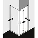 Kermi DI2CL07020VAK Eck-Halbteil links Diga 2CL 0700x
